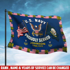 US Navy, E 5 Red - Flying Flag 3×5 Feet(90×150 Cm)