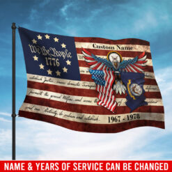 US Navy, E 6 Red - Flying Flag 4×6 Feet(123×183 Cm)