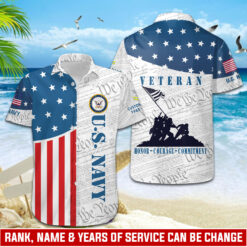 US Navy, E 7 Gold - Hawaii Shirt