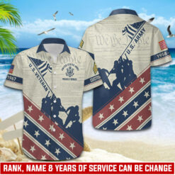 US Army, E 9 Army Sergeant Major - Hawaii Shirt