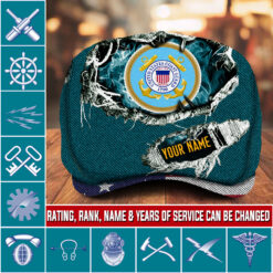 Coast Guard Rating, Proud Veteran - Jeff Cap