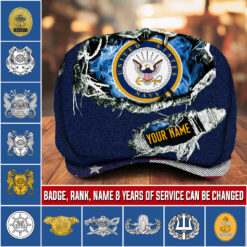 Navy Badge, Thank a Veteran - Jeff Cap