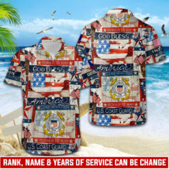 US Coast Guard, E 3 White - Hawaii Shirt