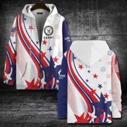 US Navy, E 4 Gold - Zip Hoodie