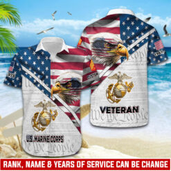 US Marine Corps, Served With Pride - Hawaii Shirt