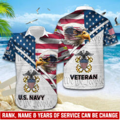 US Navy, Proud Veteran - Hawaii Shirt