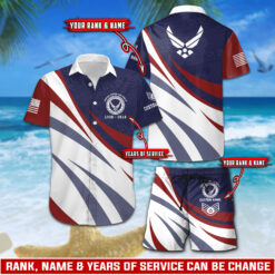 US Air Force Combo Men's Shorts + Hawaii Shirt
