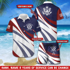 US Army Combo Men's Shorts + Hawaii Shirt