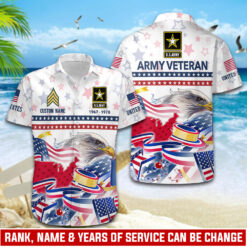 US Army, E 9 Army Sergeant Major - Hawaii Shirt
