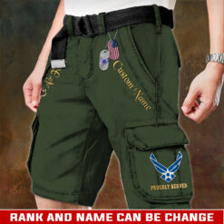 US Air Force , Once An Airman, Always An Airman - Cargo Shorts (Belt Excluded)