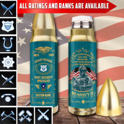 Coast Guard Rating, E 6 Gold - Bullet Tumbler 32oz