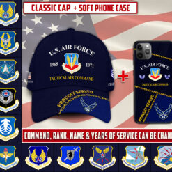 Air Force Command Combo Classic Cap + Soft Phone Case