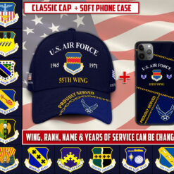 Air Force Wing Combo Classic Cap + Soft Phone Case