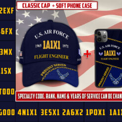 Air Force Specialty Code Combo Classic Cap + Soft Phone Case