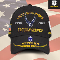 US Air Force Embroidered Cap - THECCustom24070301