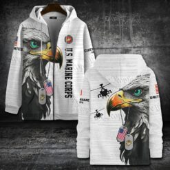 US Marine Corps, E 8 Marines First Sergeant - Zip Hoodie