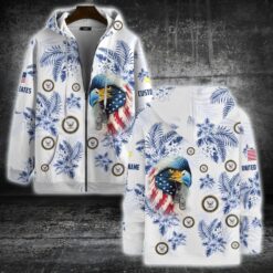 US Navy, Proud Veteran - Zip Hoodie