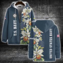 US Navy, Semper Fortis - Zip Hoodie