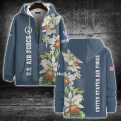 US Air Force , I Walked The Walk - Zip Hoodie