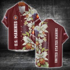 US Marine Corps, First to Fight - Short Sleeve Button Shirt