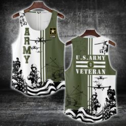 US Army, American By Birth, Veteran By Choice - Tank-Top