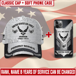 US Air Force Combo Classic Cap + Soft Phone Case