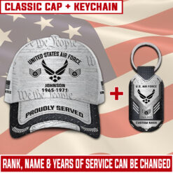 US Air Force Combo Classic Cap + Keychain