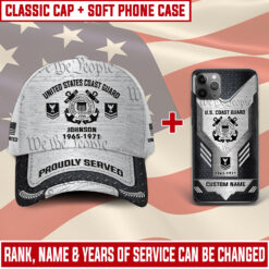 US Coast Guard Combo Classic Cap + Soft Phone Case
