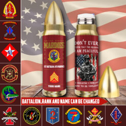 Marine Battalion - Bullet Tumbler 16oz