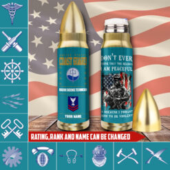 Coast Guard Rating, E 3 Red - Bullet Tumbler 16oz