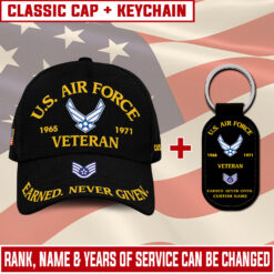 US Air Force Combo Classic Cap + Keychain