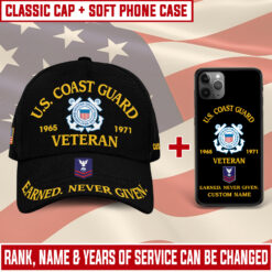 US Coast Guard Combo Classic Cap + Soft Phone Case