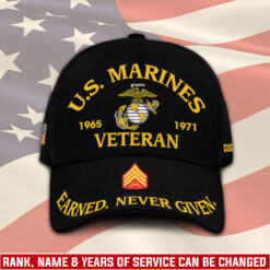 US Marine Corps, Land Of The Free, Because Of The Brave - Classic Cap