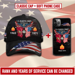 US Marine Corps Combo Classic Cap + Soft Phone Case