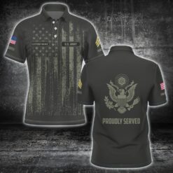 US Army, E 8 Army First Sergeant - Polo Shirt