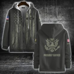 US Army, O 2 Army First Lieutenant - Zip Hoodie