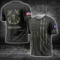 US Coast Guard, E 7 Gold - T-Shirt