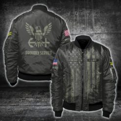 US Navy, E 4 Gold - Bomber Jacket