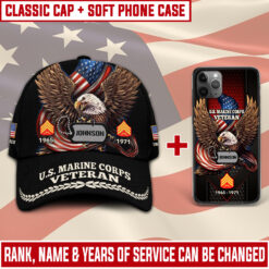 US Marine Corps Combo Classic Cap + Soft Phone Case