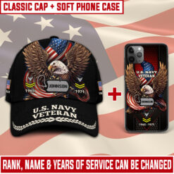 US Navy Combo Classic Cap + Soft Phone Case