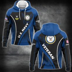 US Navy, E 2 Blue - Hoodie