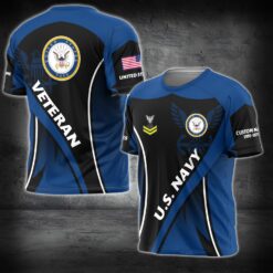 US Navy, Land Of The Free, Because Of The Brave - T-Shirt