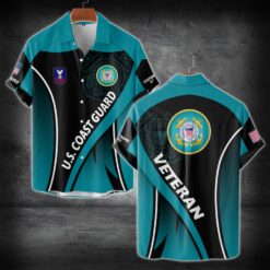 US Coast Guard, E 3 Red - Short Sleeve Button Shirt