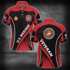 US Marine Corps, E 3 Marines Lance Corporal - Polo Shirt
