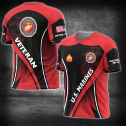 US Marine Corps, Land Of The Free, Because Of The Brave - T-Shirt