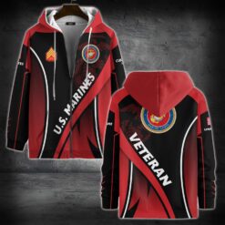 US Marine Corps, Once A Marine, Always A Marine - Zip Hoodie