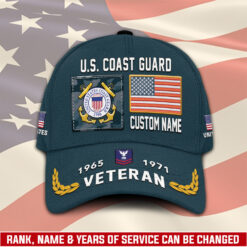 US Coast Guard, E 4 Gold - Classic Cap
