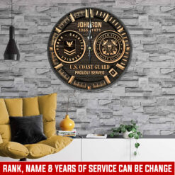 US Coast Guard - Clock 12in