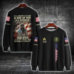 US Army, E 8 Army Master Sergeant - Sweatshirt