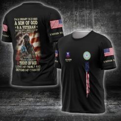 US Coast Guard, E 6 Gold - T-Shirt